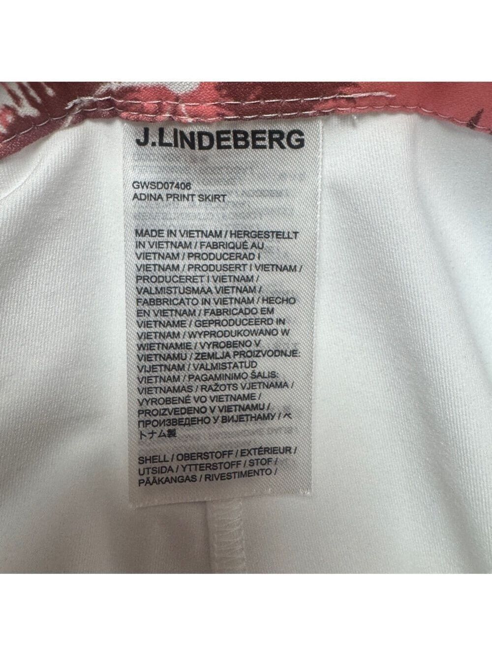 J. Lindeberg Adina Pleated Golf Pink and White Mini Skort Size S - Picture 9 of 11